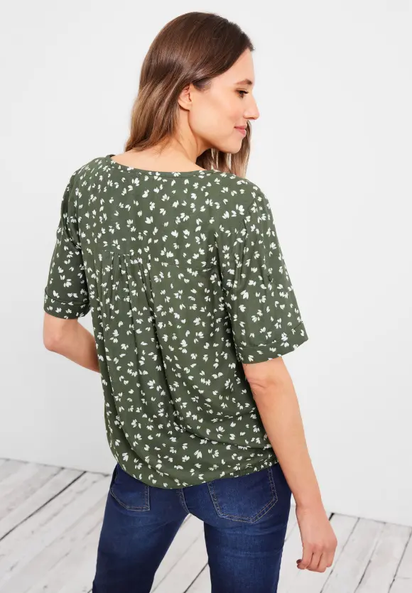 CECIL Bluse mit kurzer Knopfleiste