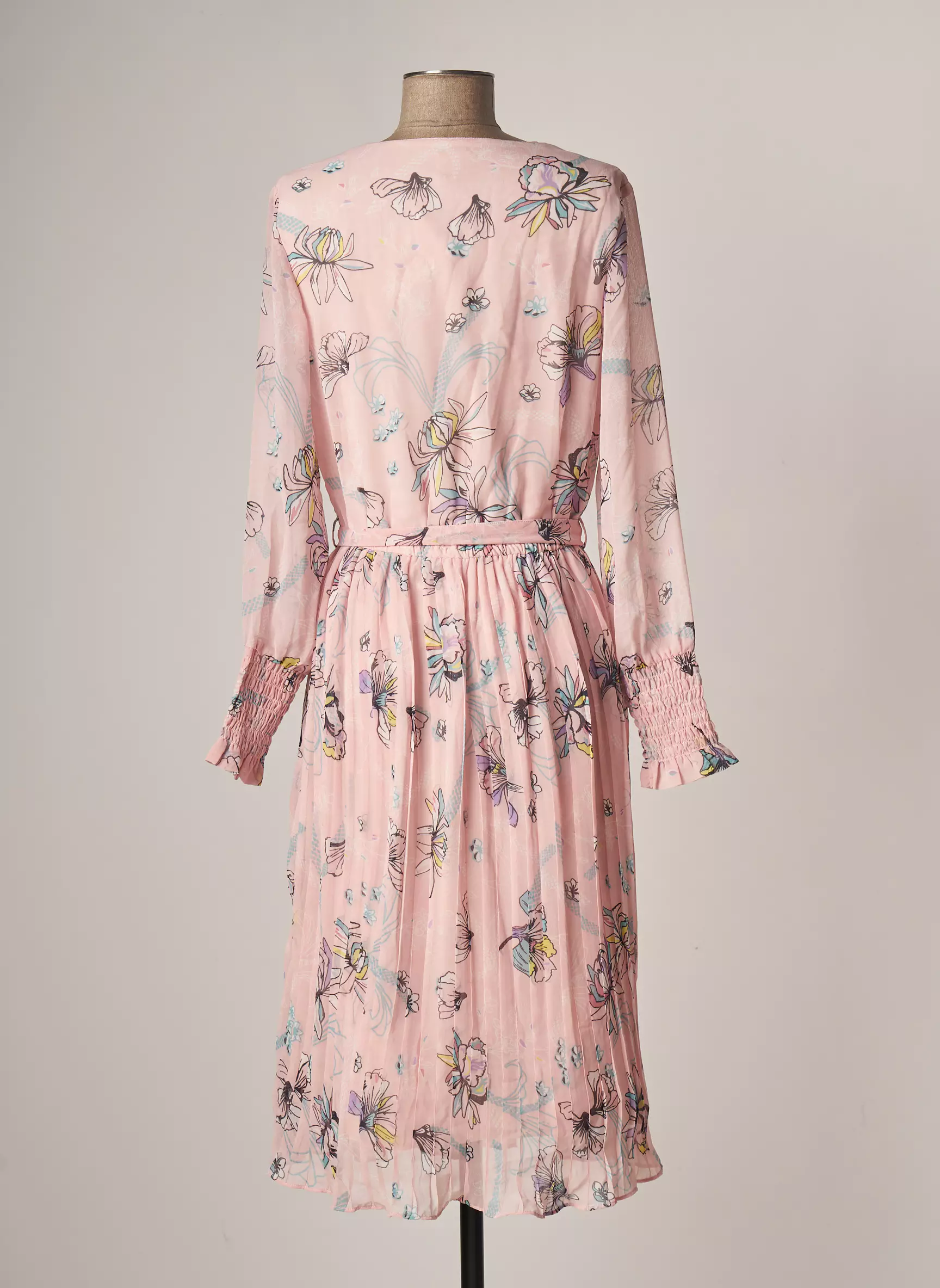 La Fiancee Du Mekong Robes Mi Longues Femme couleur rose