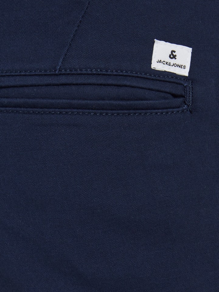 Jack & Jones Stoffhose / Chino JJIMARCO JJDAVE AKM NAVY BLAZER slim in Blau günstig kaufen