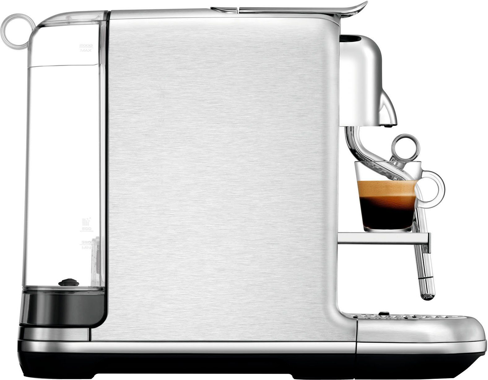 Nespresso Kapselmaschine Creatista Pro SNE900 mit Edelstahl-Milchkanne, inkl. Willkommenspaket mit 14 Kapseln
