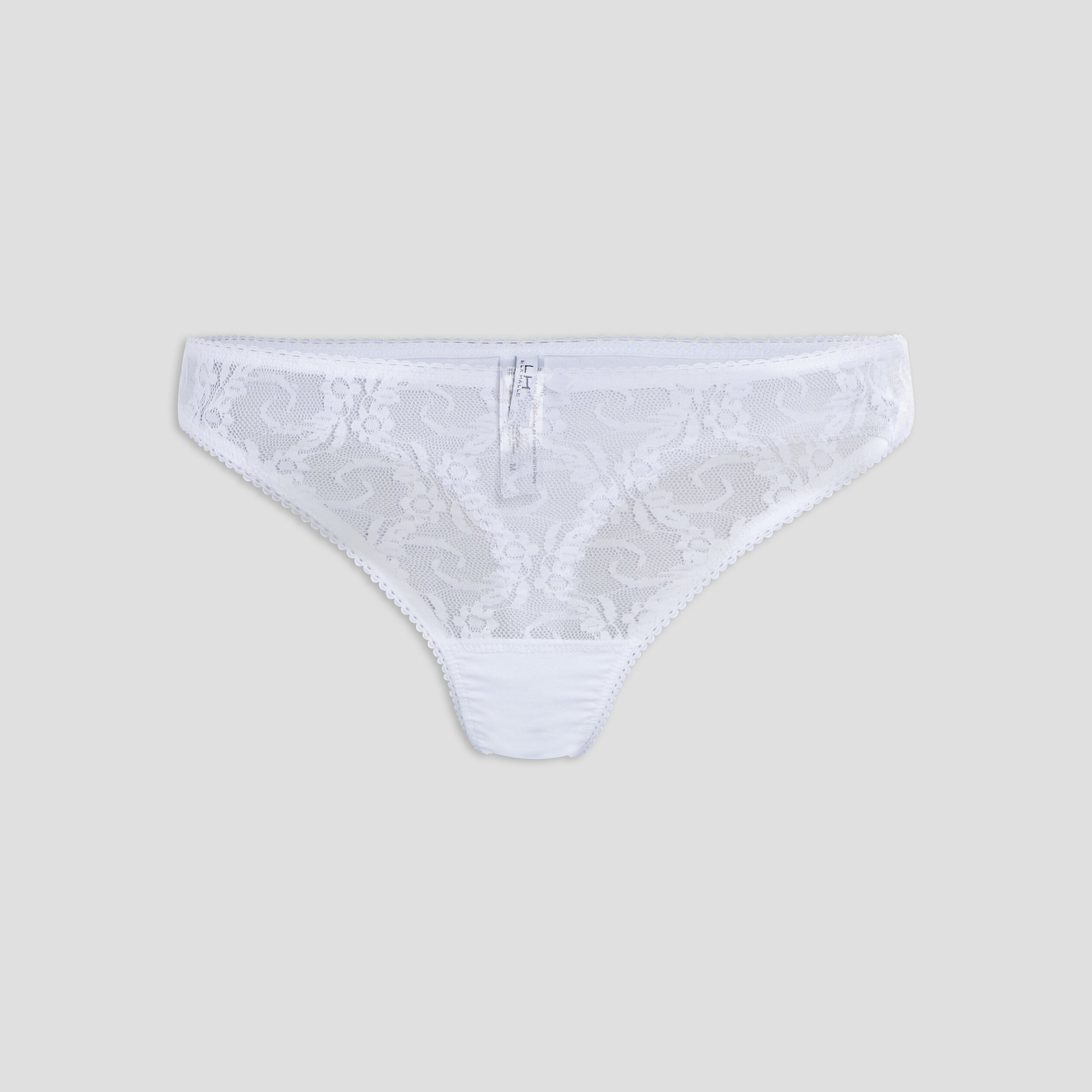 String avec dentelle blanc femme | La Halle