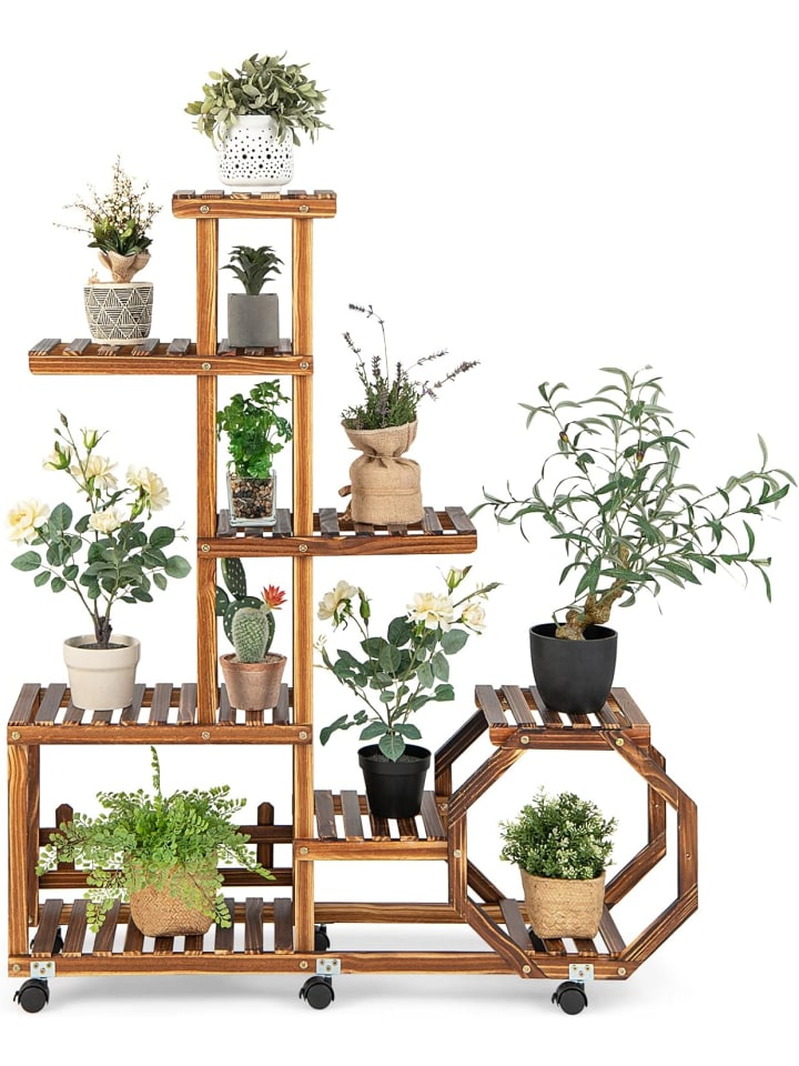 COSTWAY Blumenständer in Braun günstig kaufen onesize