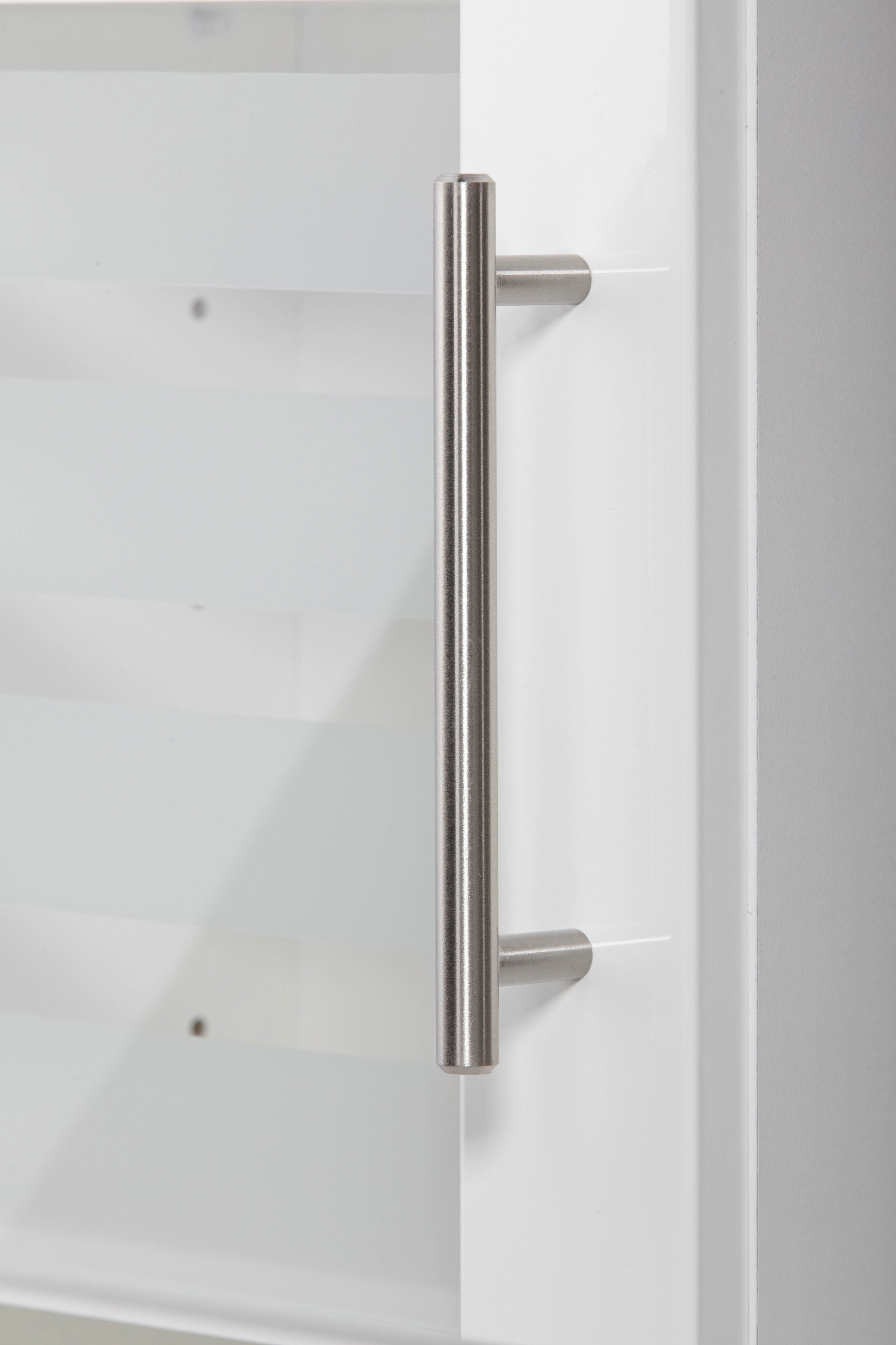 HELD MÖBEL Badmöbel-Set Jaca, (4-St), Badmöbel-Set mit hochglanz Fronten