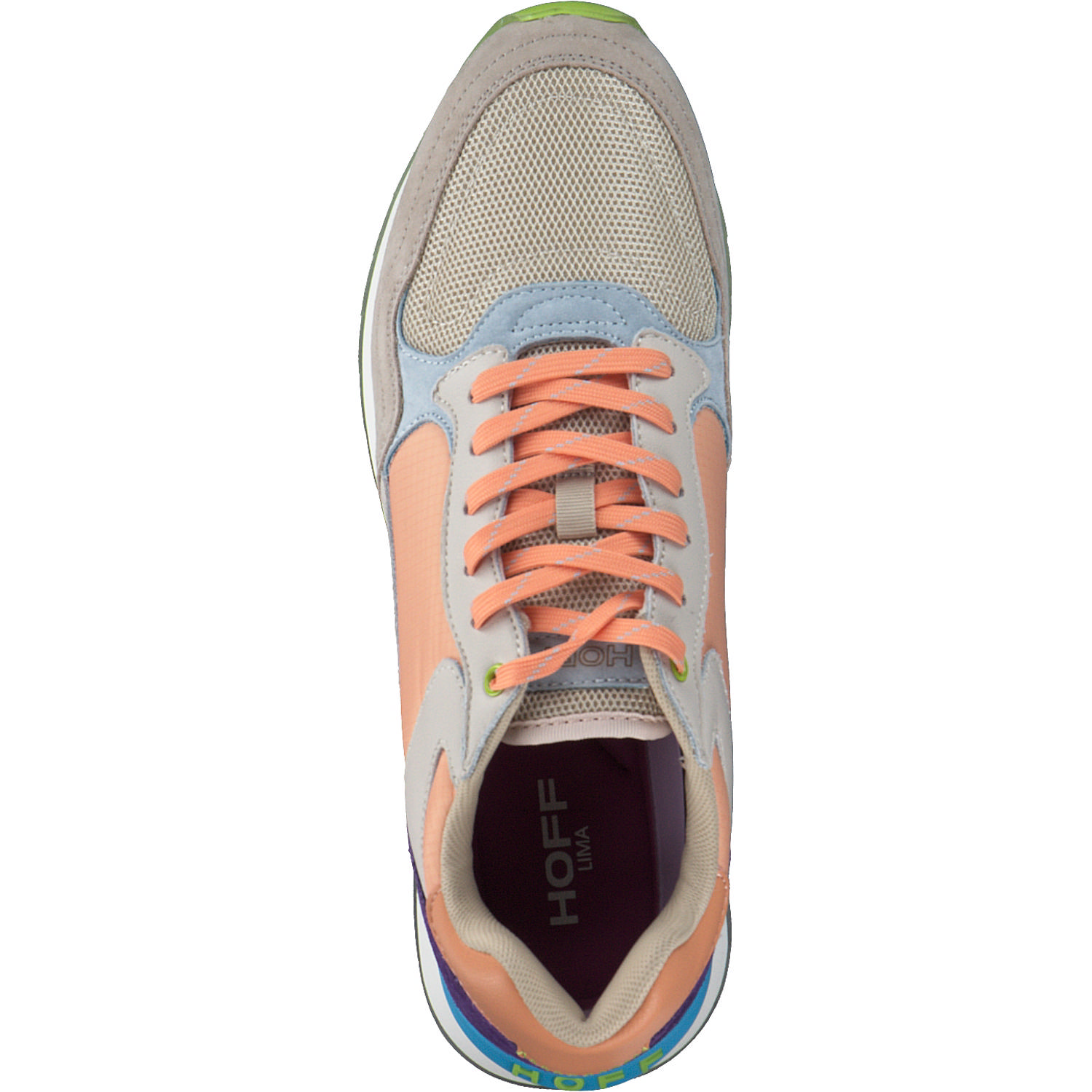 Hoff Schuhe 1230200, Schnürschuhe, Damen, beige/orange/lila/blau