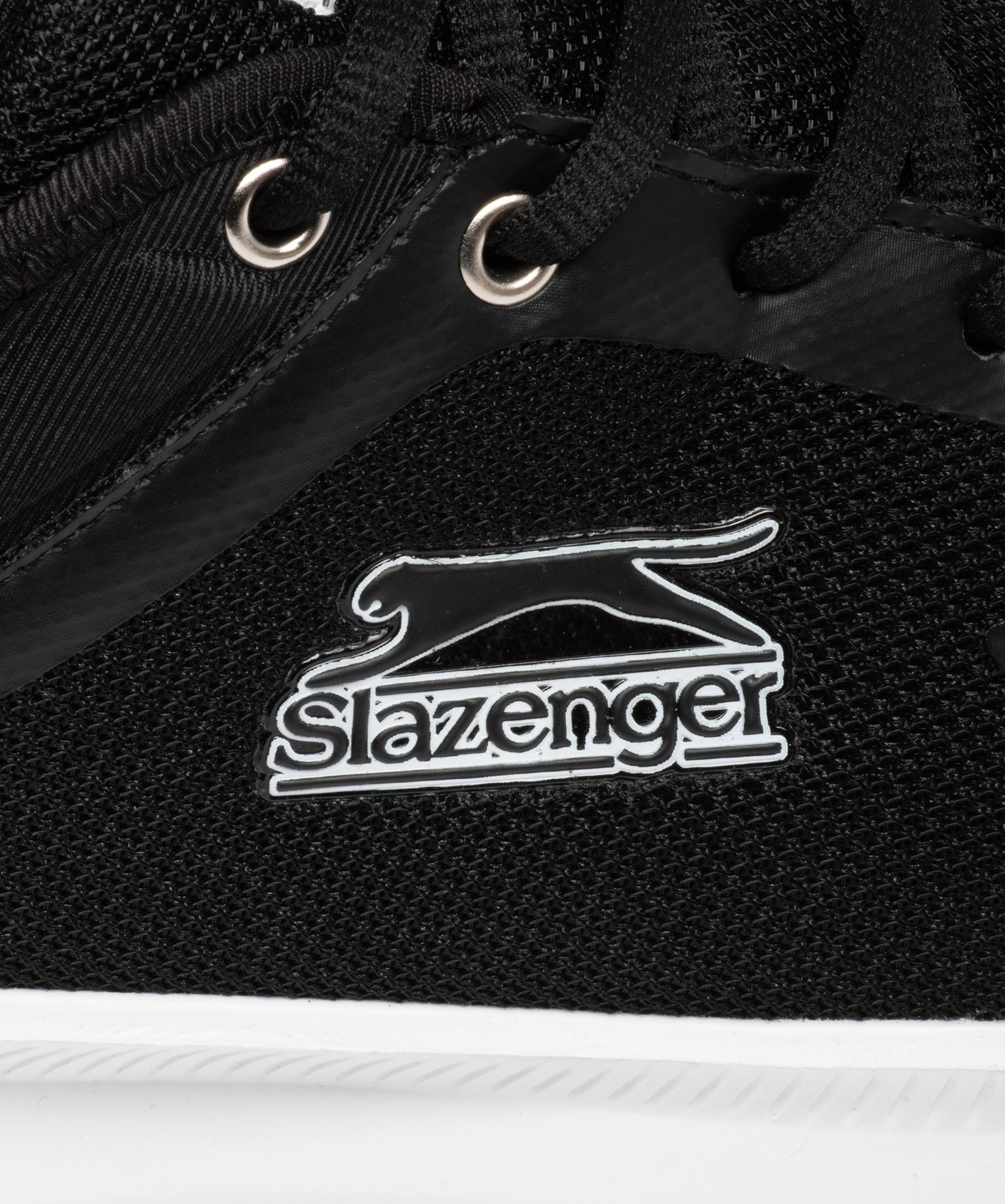 Baskets homme running en mesh légères - Slazenger noir | GEMO