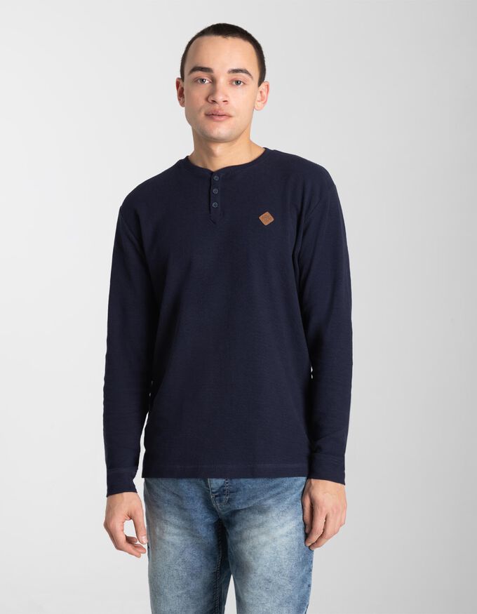 Langarmshirt - Labelpatch