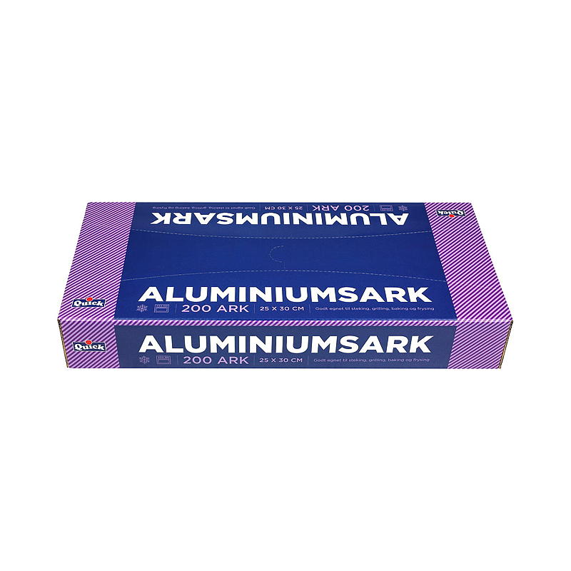 Quick Aluminiumsark 200 stk. 25x30 cm