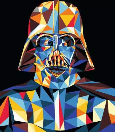 CreArt Star Wars - Darth Vader - Malen nach Zahlen für Erwachsene