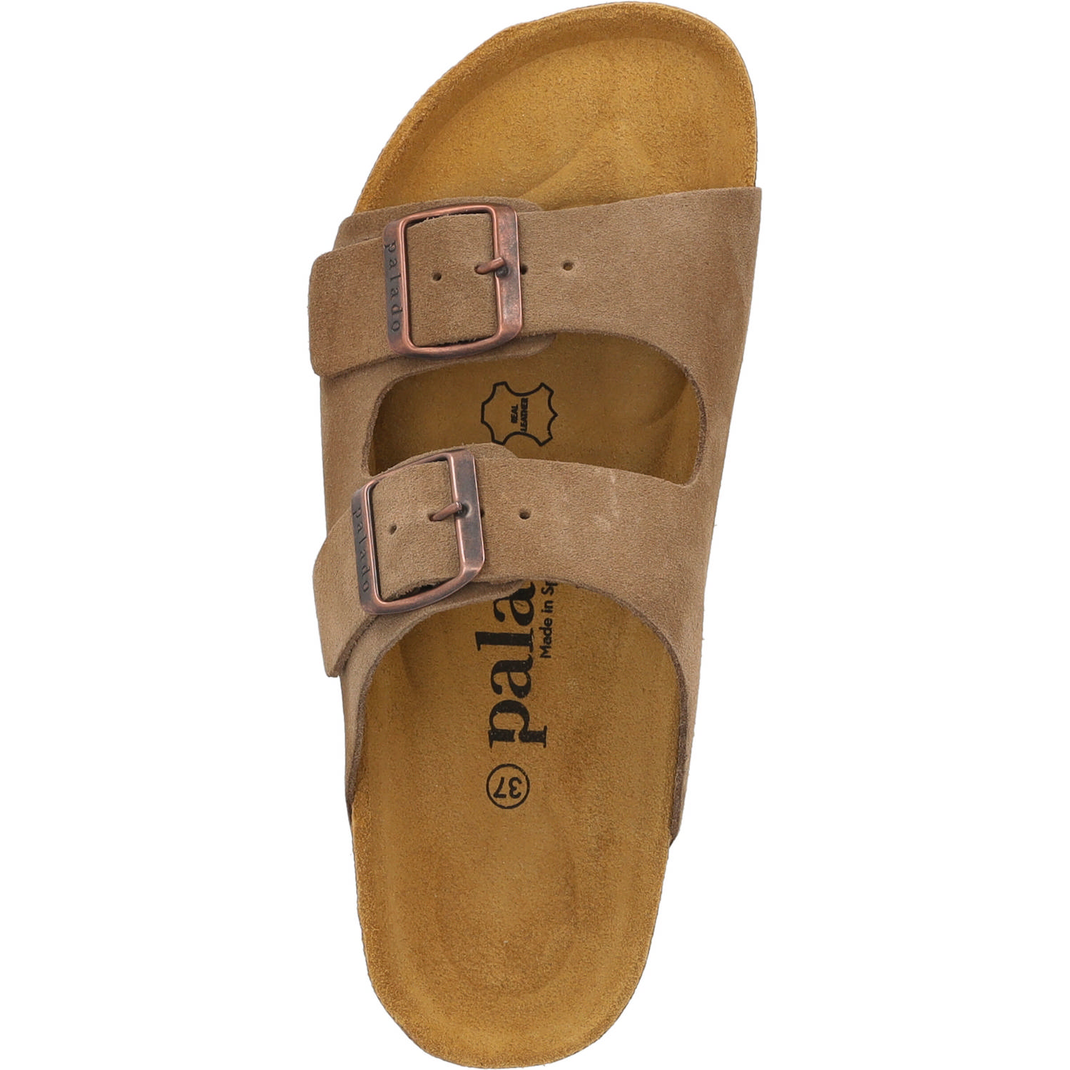 Palado Korfu Premium Leather, Pantoletten, Damen, Hellbraun