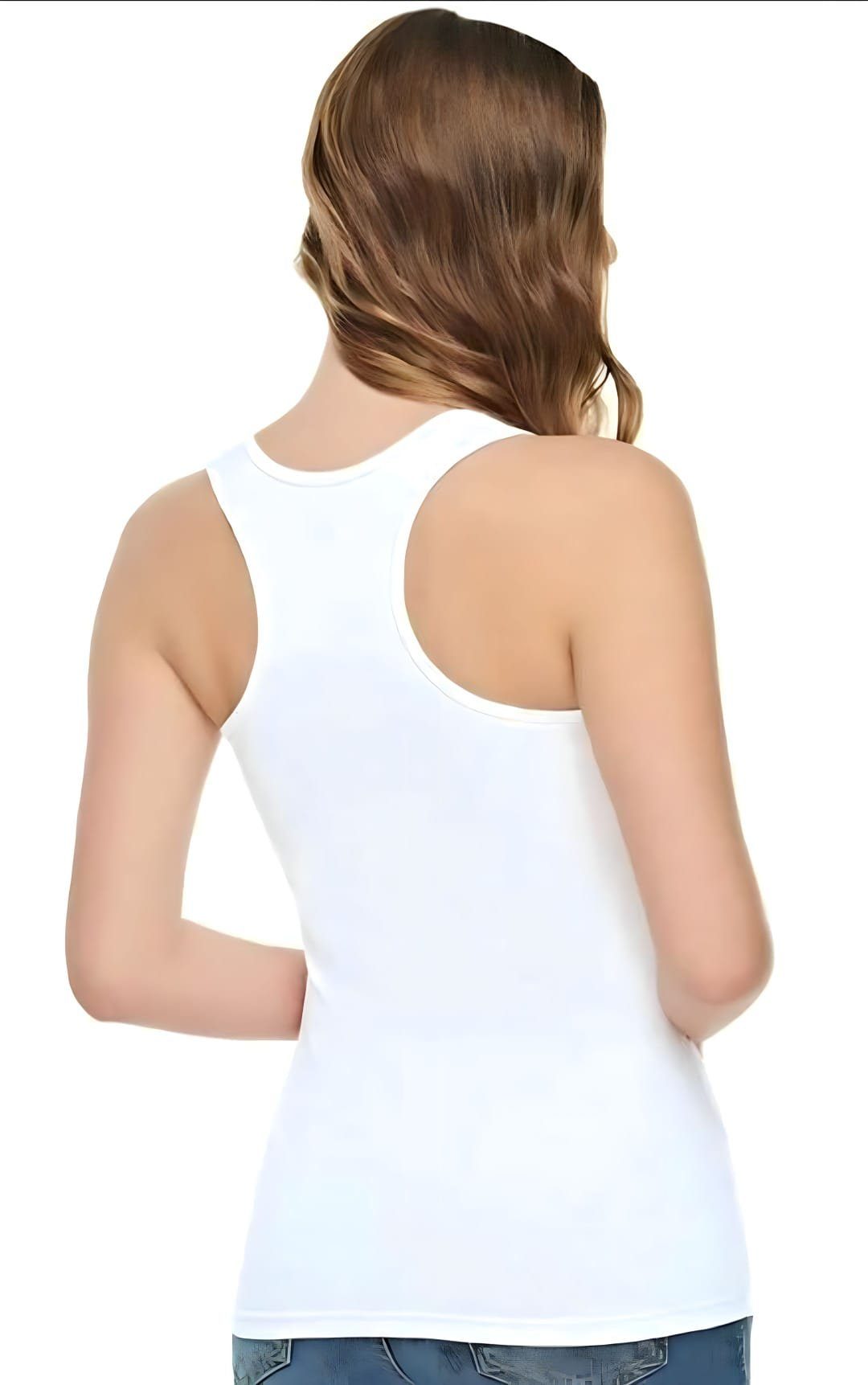 Tutku Elit Tanktop Damen Tank Top Modal Sport Tops Premium Unterhemden Trägertop (Packung, 2-tlg., 2er-Pack, 3er-Pack, 5er-Pack) Basic