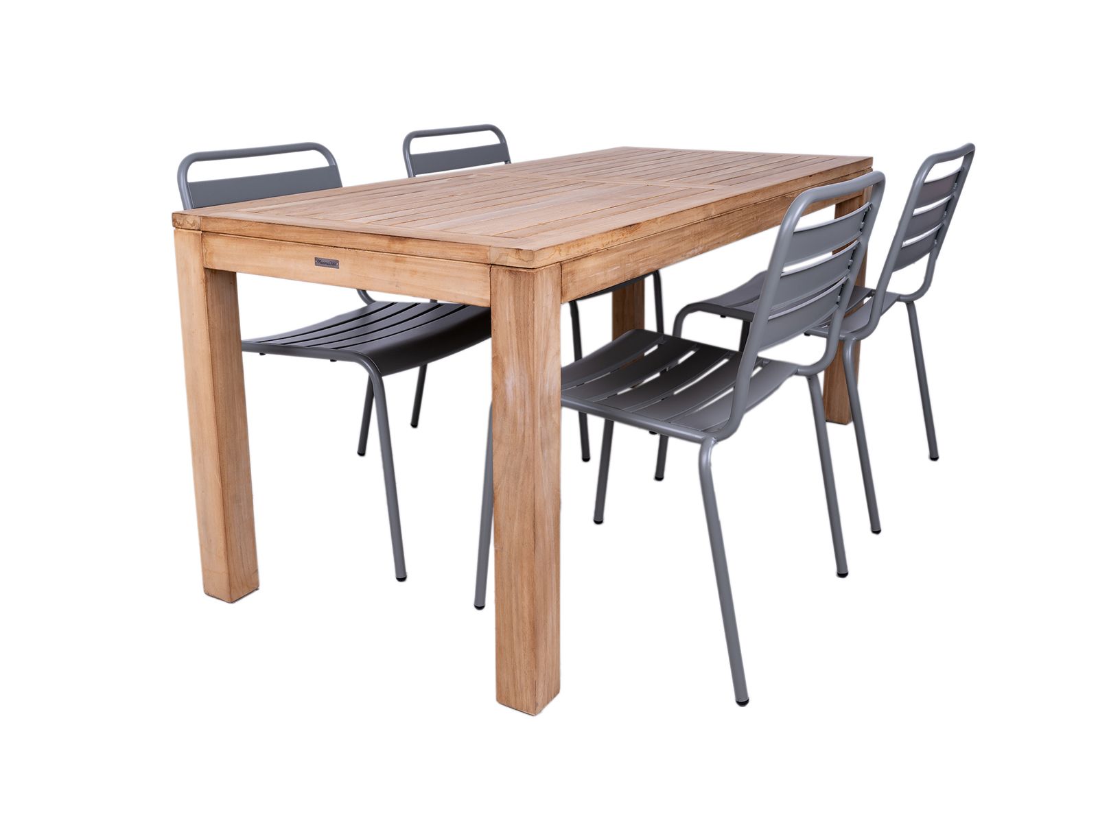 MaximaVida Java 150 cm mausgrau Garten Set