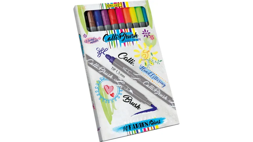 ONLINE Calligraphy Brush Pen & Double Tip