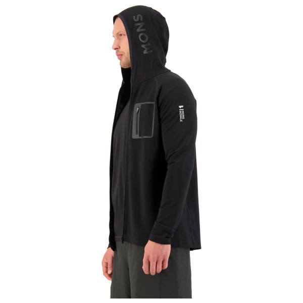 Mons Royale - Traverse Full Zip Hood - Merinohoodie