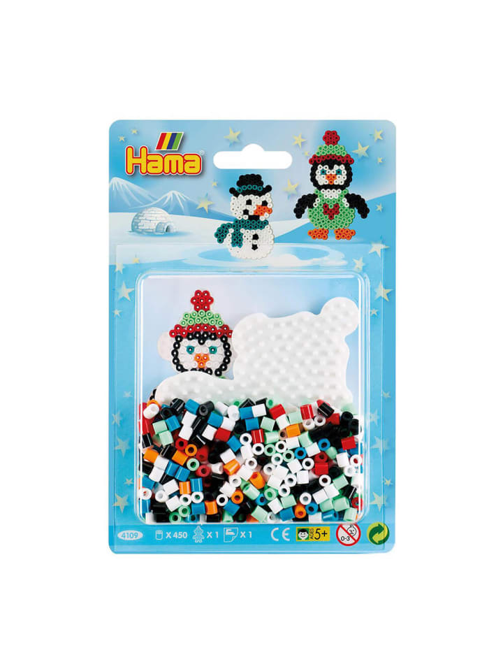 Hama Weihnachten Pinguin & Schneemann Midi-Bügelperlen in bunt günstig kaufen onesize