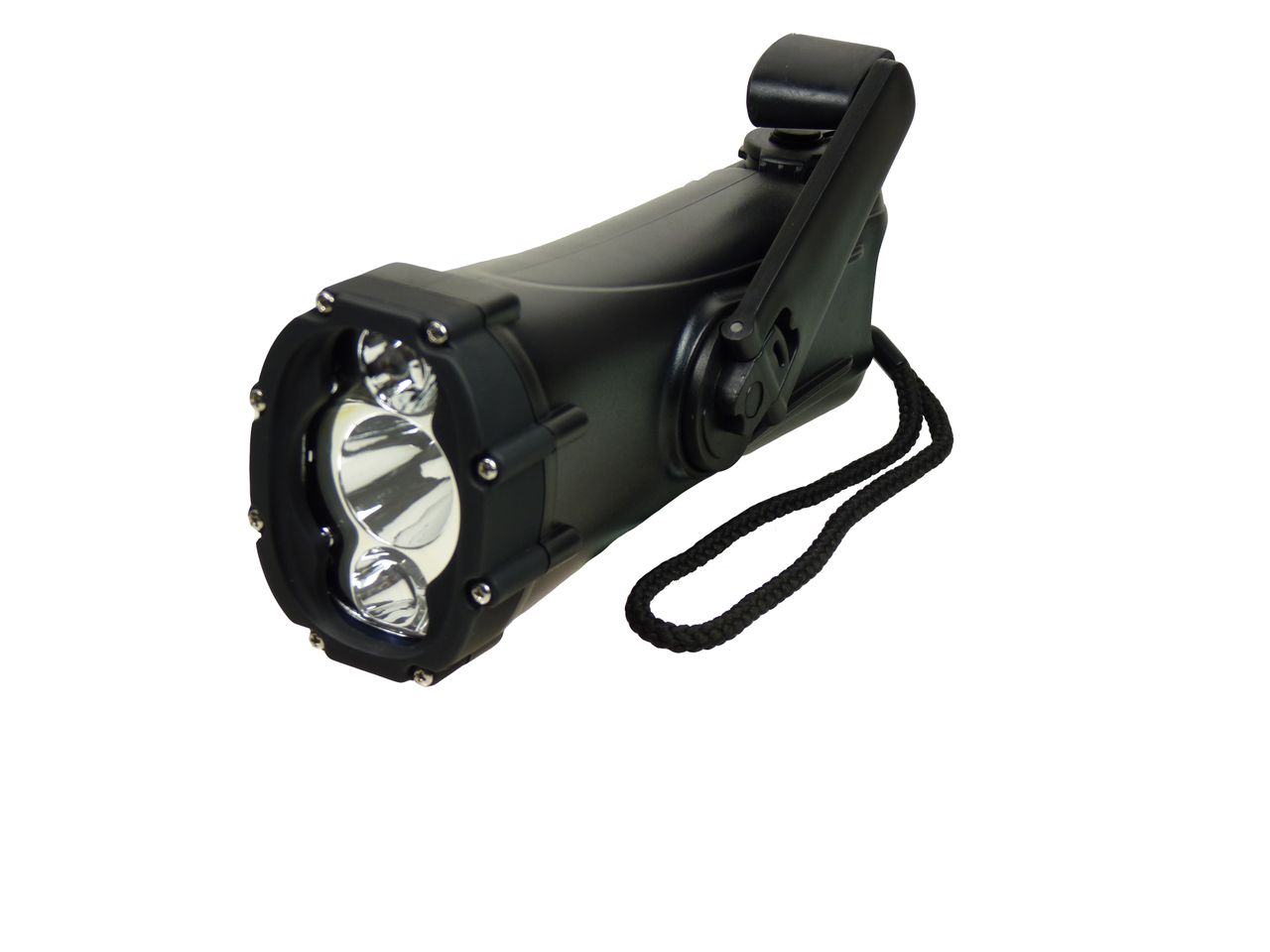 Powerplus Shark LED DYNAMO TASCHENLAMPE/LADEGERÄT wasserdicht wiederaufladbar