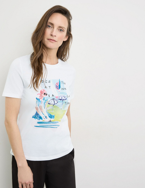 T-Shirt mit Frontprint