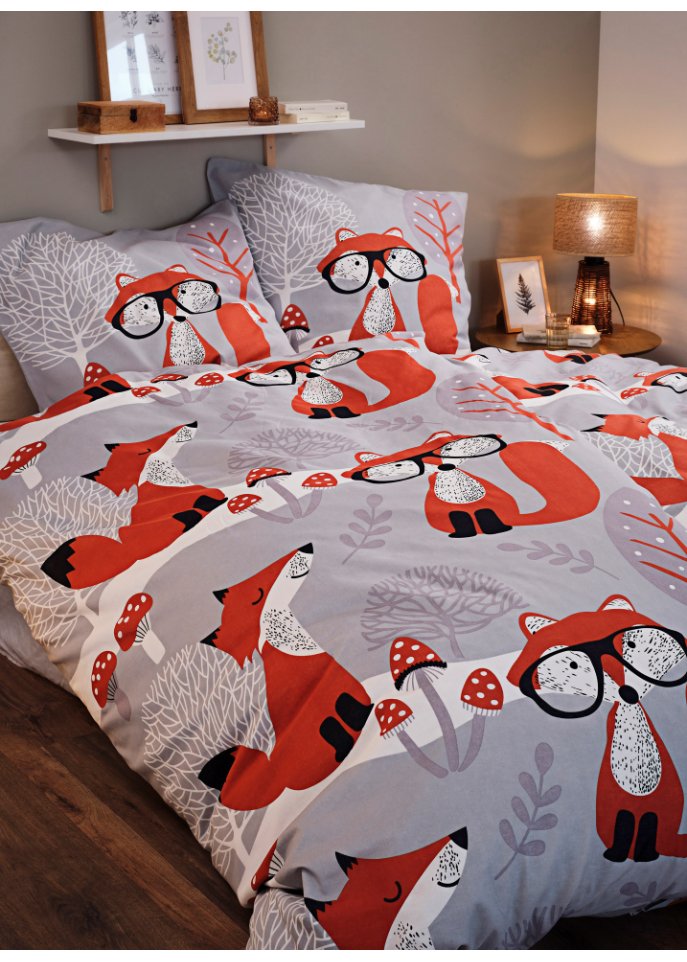 Bettwäsche mit Fuchs