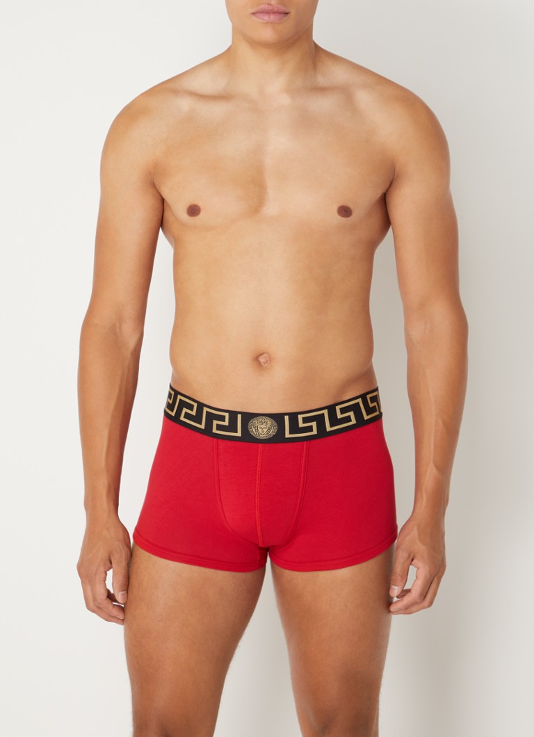 Versace Boxer Shorts with logo waistband