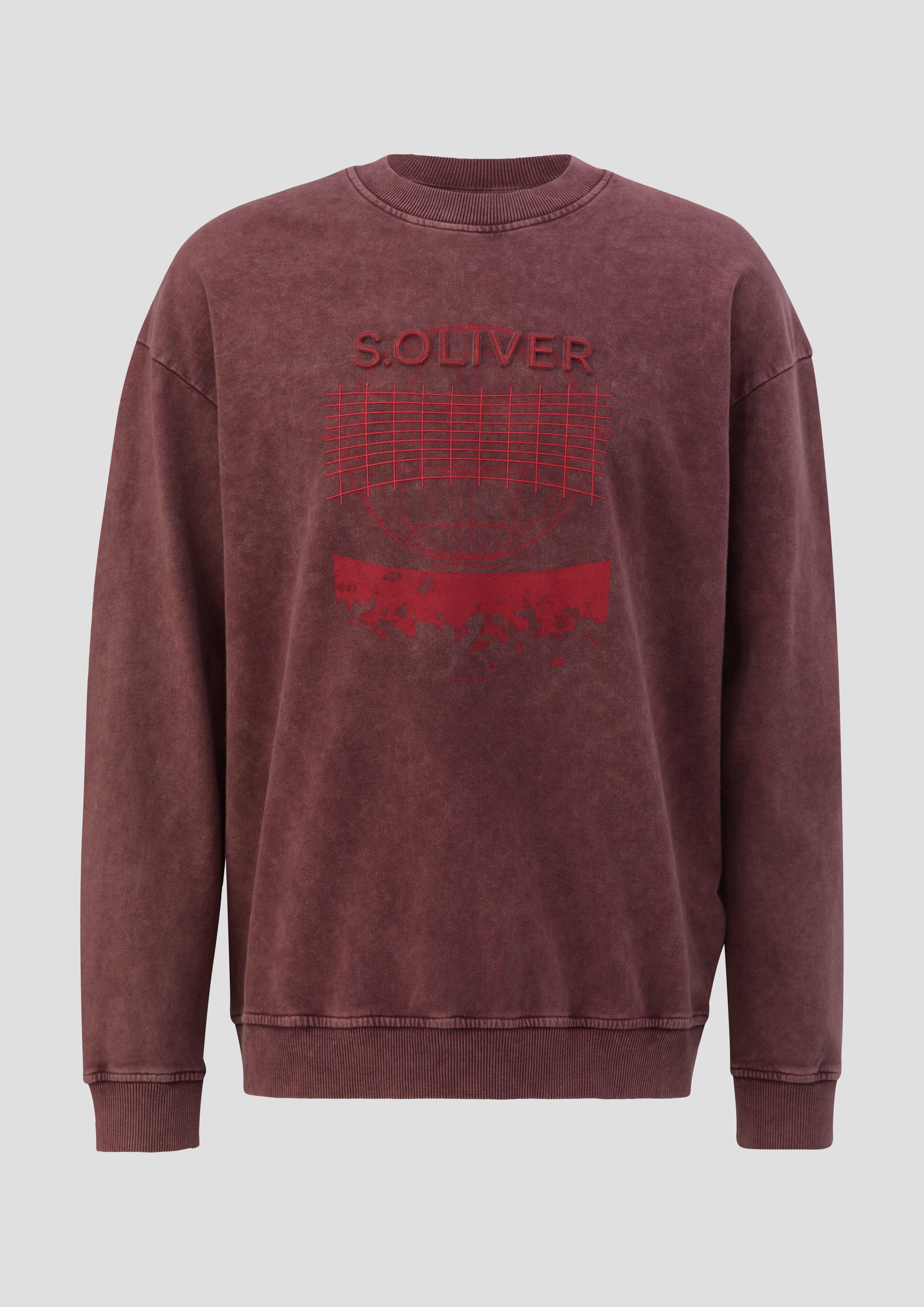 Gewaschenes Sweatshirt mit Grafik-Print  2135758-4960