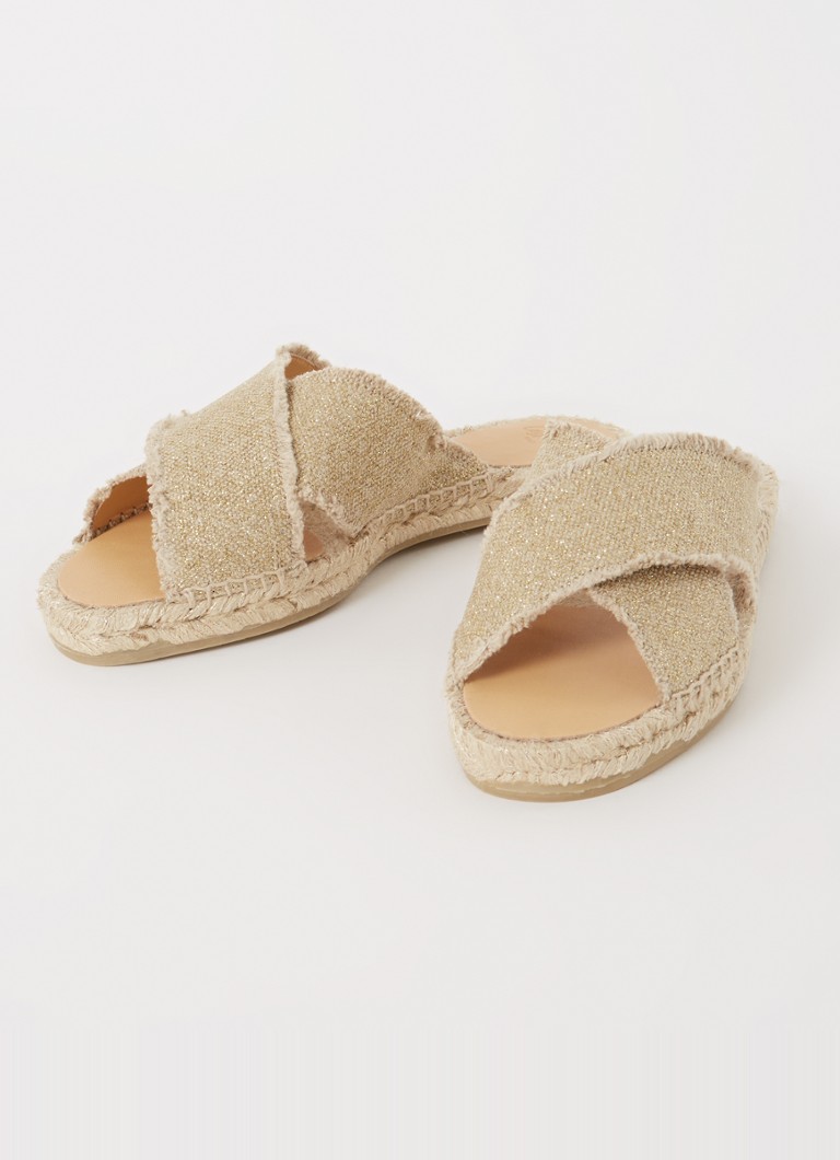 Castan Babouche Palmier de in cu lurex