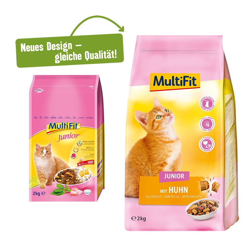 MultiFit Trockenfutter MultiFit Junior Trockenfutter Huhn 2 kg