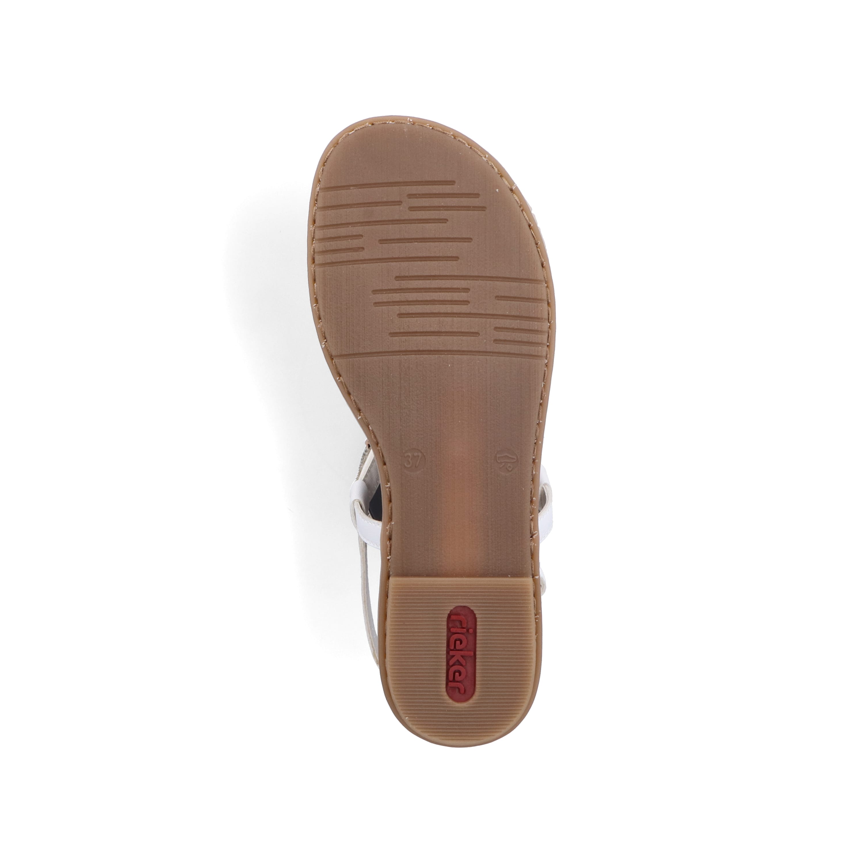 Rieker Damen Riemchensandalen kristallweiß