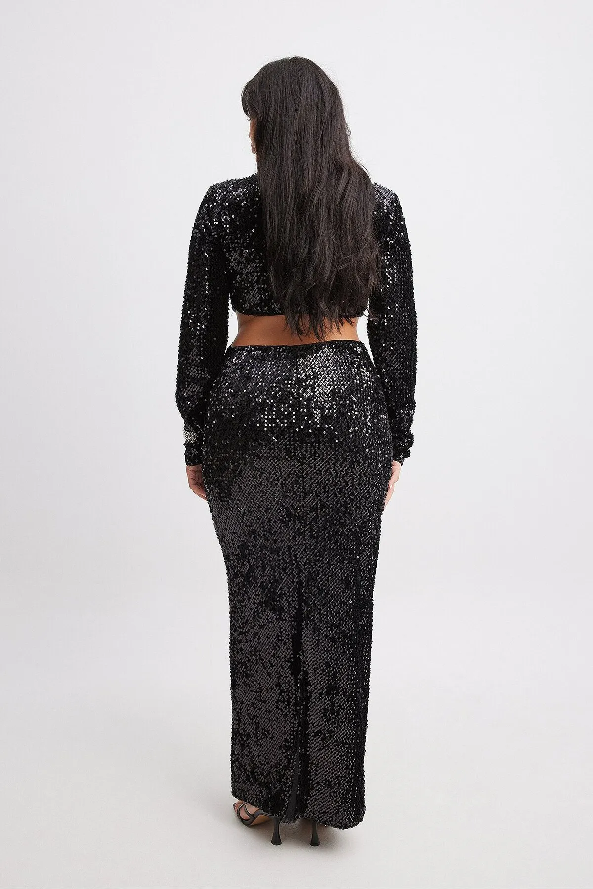 NA-KD  Maxikleid mit Pailletten