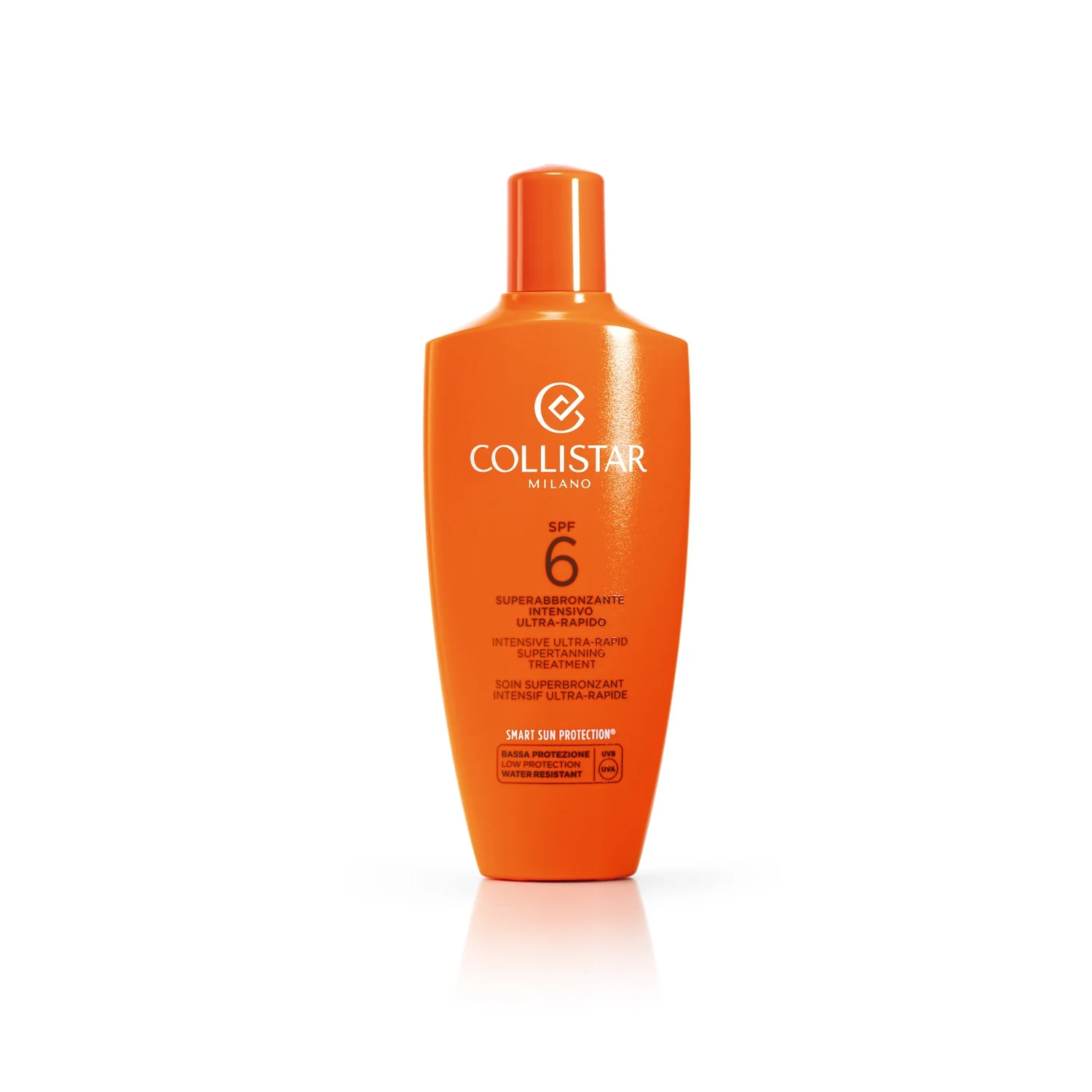 Intenzív, ultragyors, szuperbarnító SPF6 - Alacsony faktorszámú napozókrém testre.