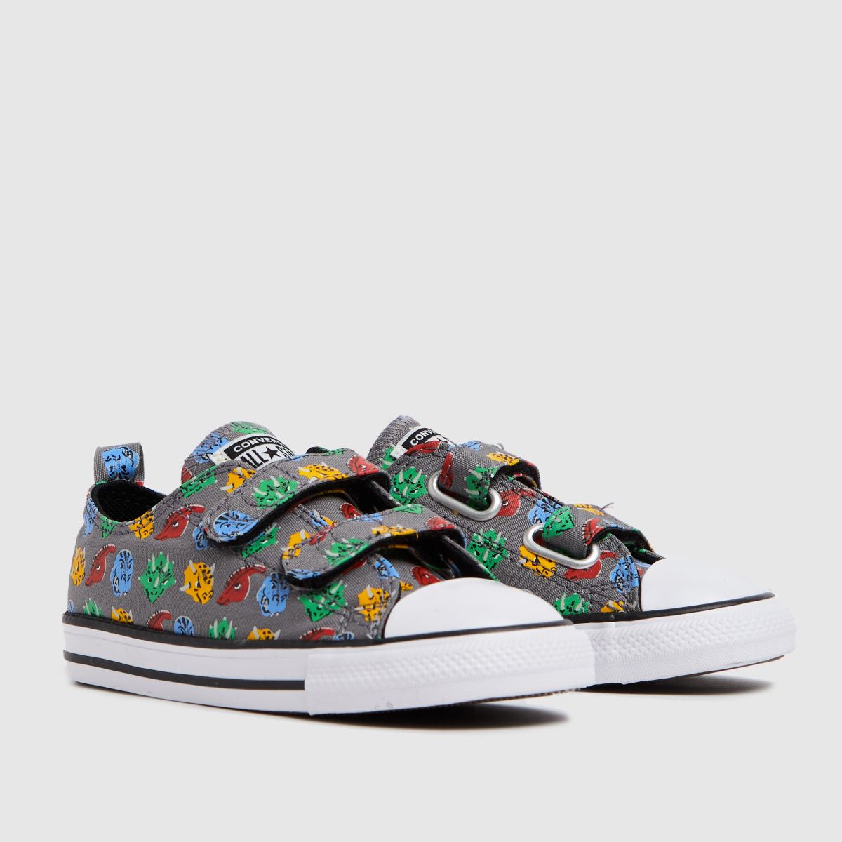 Converse szürke All Star Lo 2V Dino fiú kisgyermek tornacipő