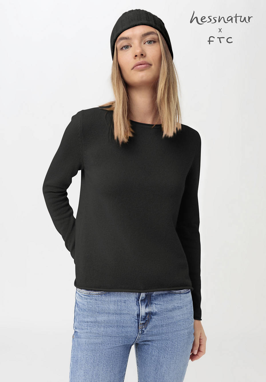 FTC X HESSNATUR Pullover aus reinem Kaschmir
