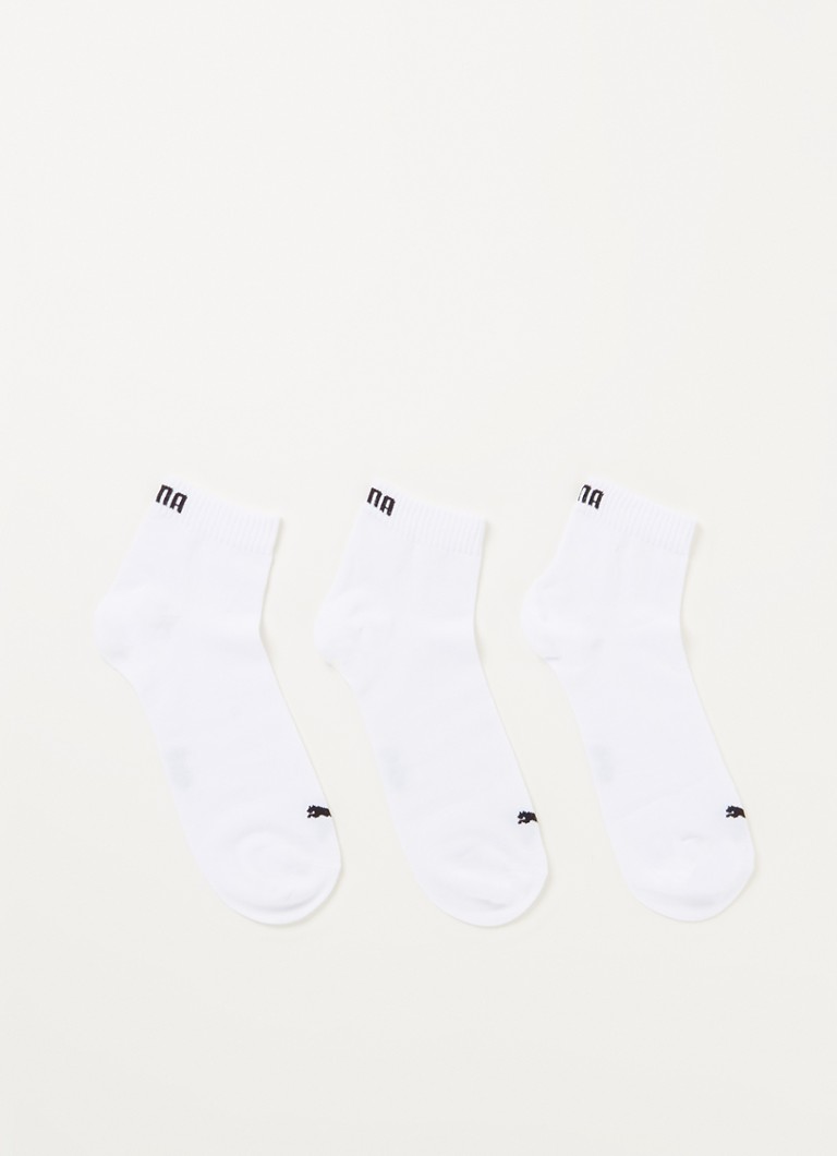 Pachet de 3 perechi de șosete cu logo-ul Puma