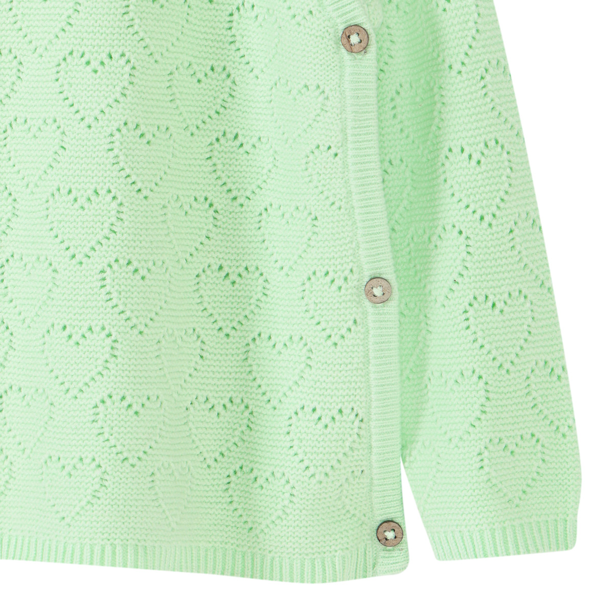 Baby Strickpullover mit Ajour-Muster