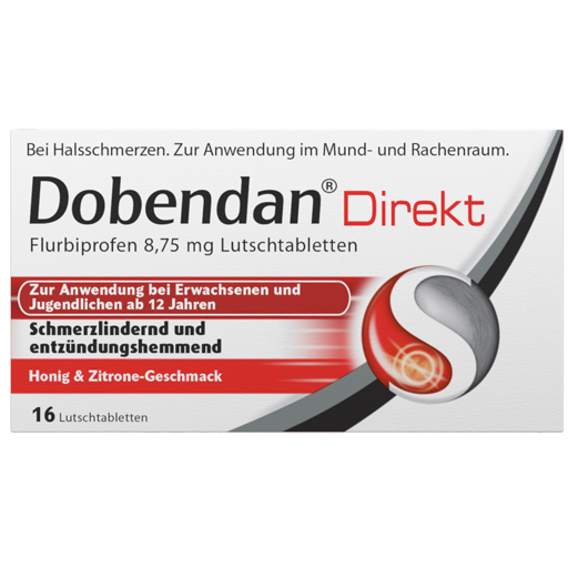 DOBENDAN Direkt Flurbiprofen 8,75 mg Lutschtabl.  16 St  Lutschtabletten