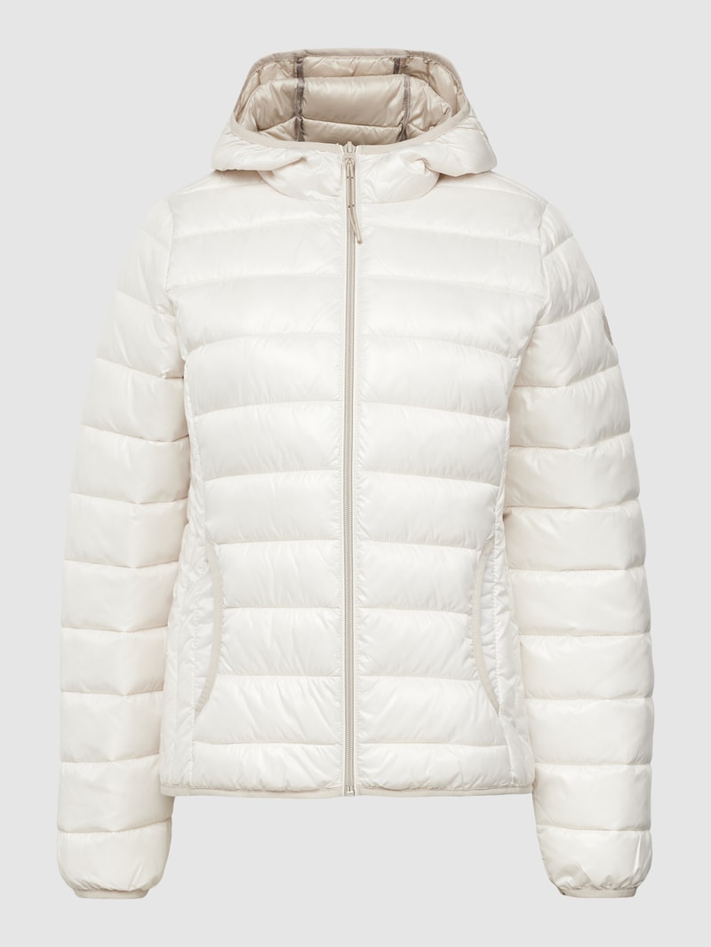 Steppjacke mit Eingrifftaschen in offwhite