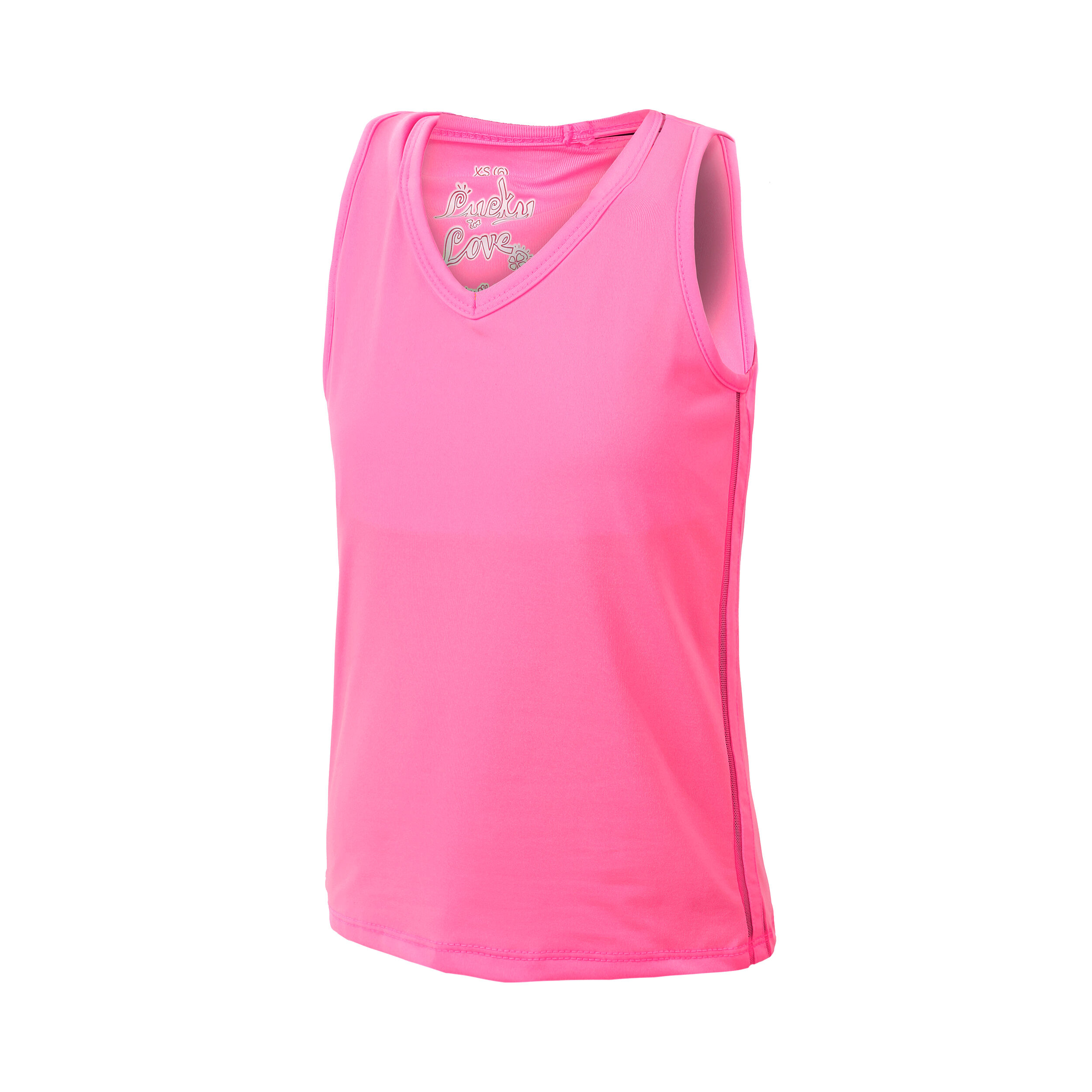 V-Neck Cutout Tank-Top Mädchen - Pink