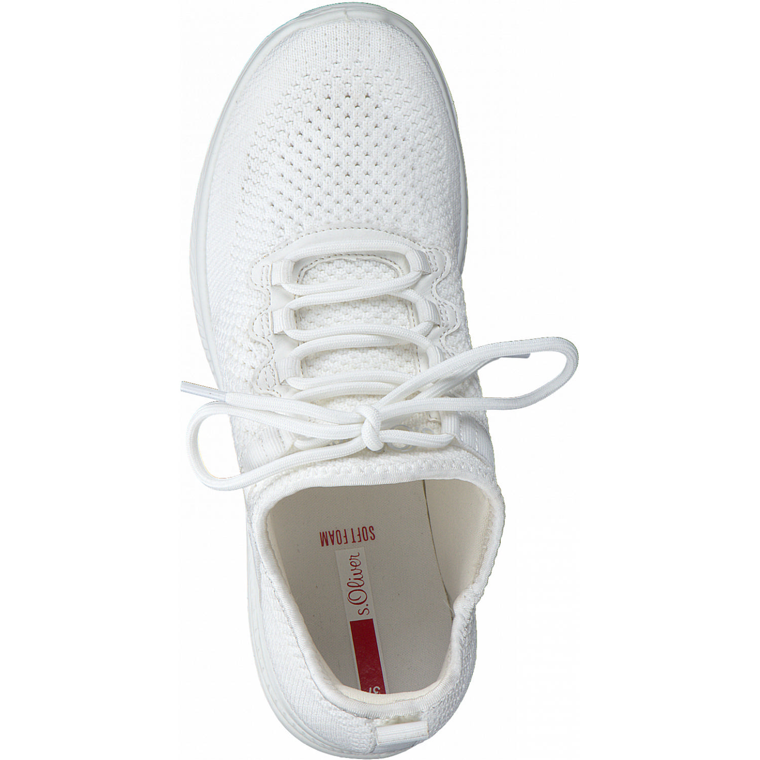 s. Oliver 73633, Sneakers Low, Damen, white