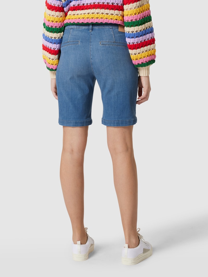 Shorts mit Label-Patch in bleu