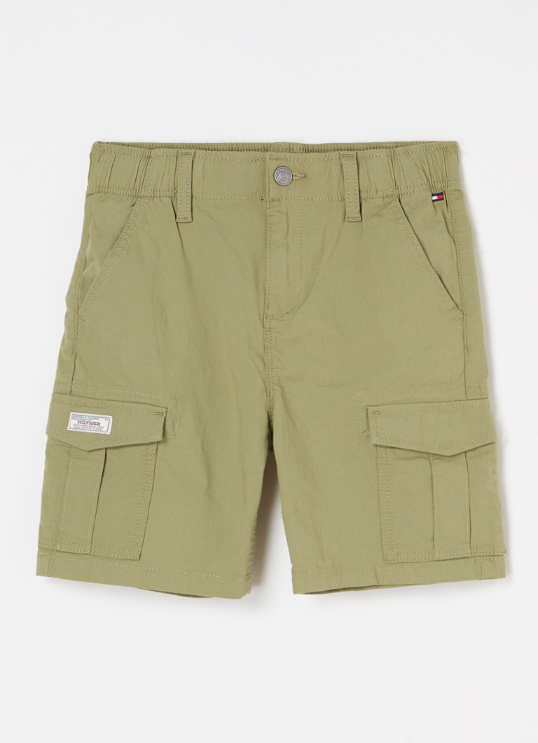 Tommy Hilfiger kratke hlače ravnog kroja s vezom logotipa
