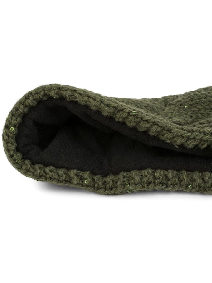 styleBREAKER Strick Stirnband in Oliv günstig kaufen onesize