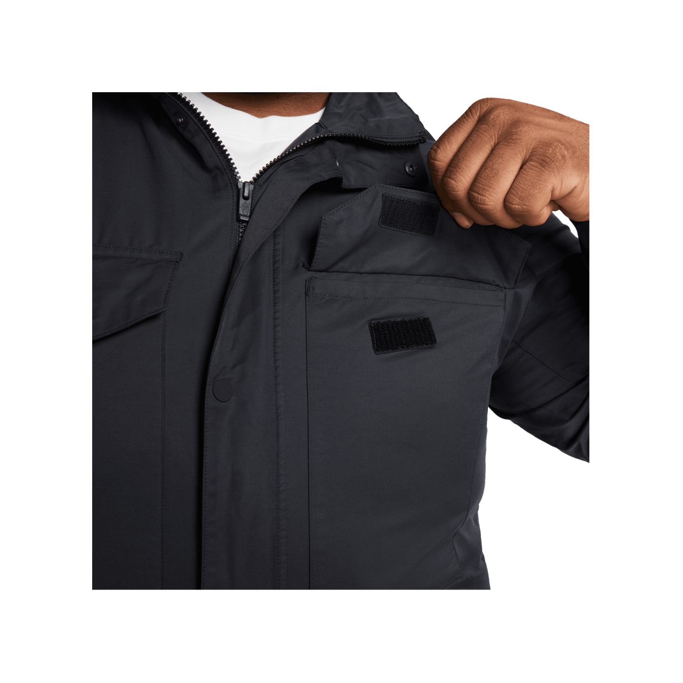 Nike M65 Woven Jacke Tall Schwarz F010