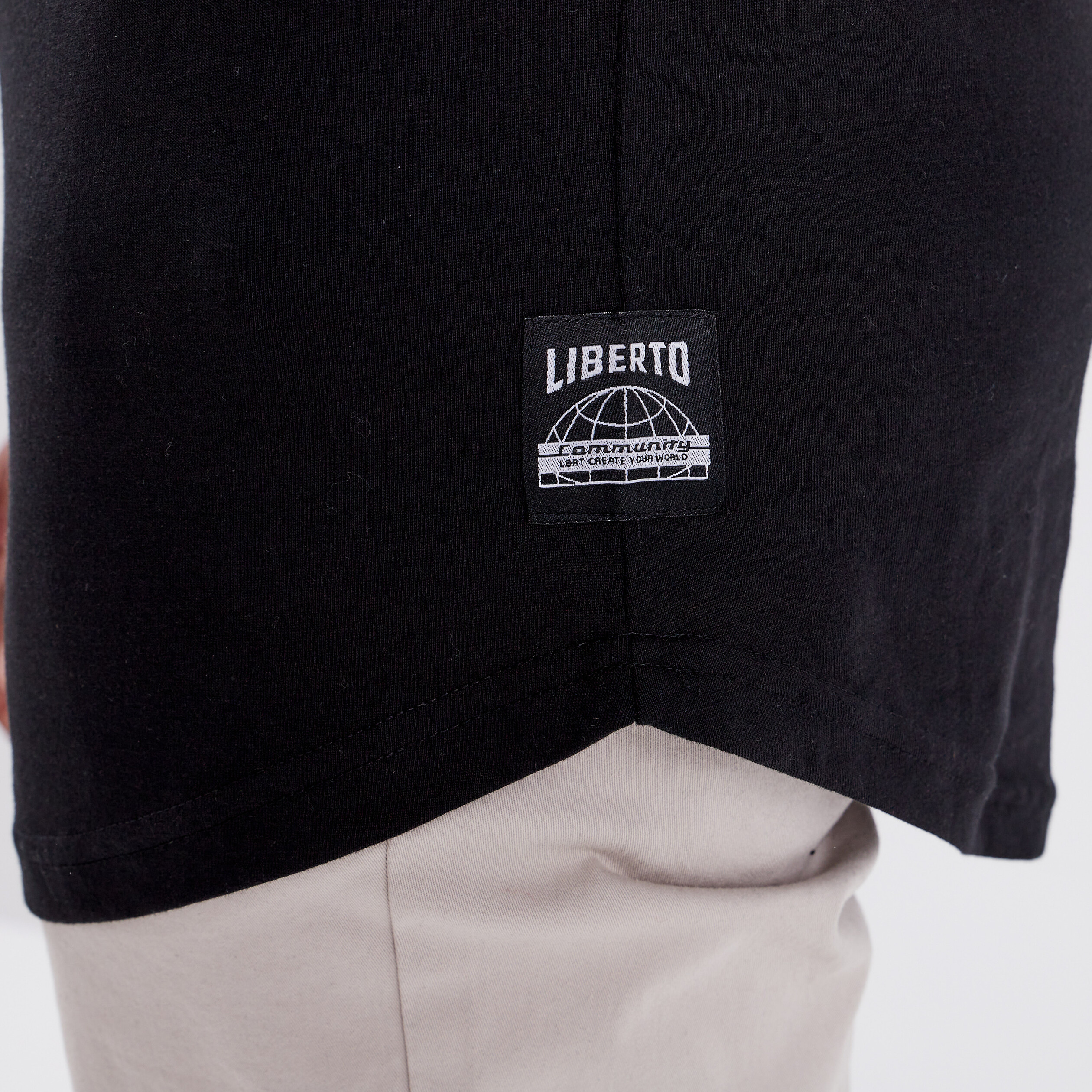 T-shirt manches courtes noir homme | La Halle