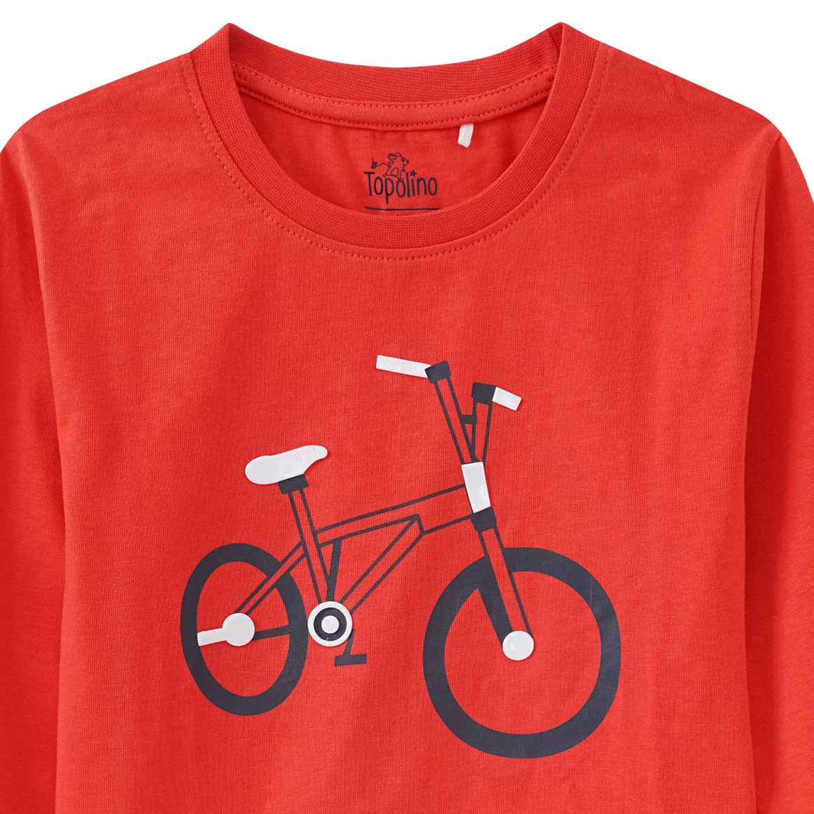 Jungen Langarmshirt mit Fahrrad-Motiv