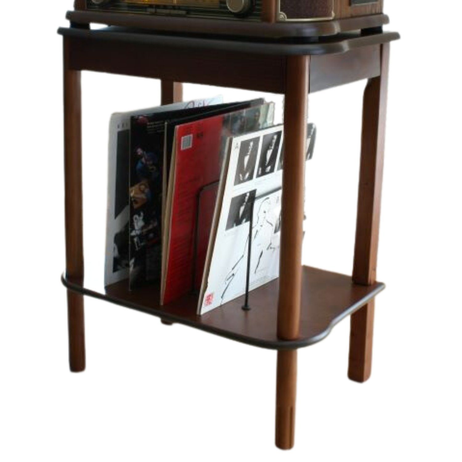 Soundmaster SF510 Holzstandfuß Hifi-Möbel Schallplattenständer für NR-Serie Kompaktanlage