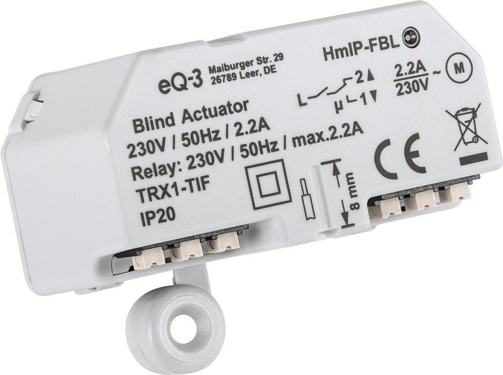Homematic IP Jalousieaktor – Unterputz Smart-Home-Steuerelement