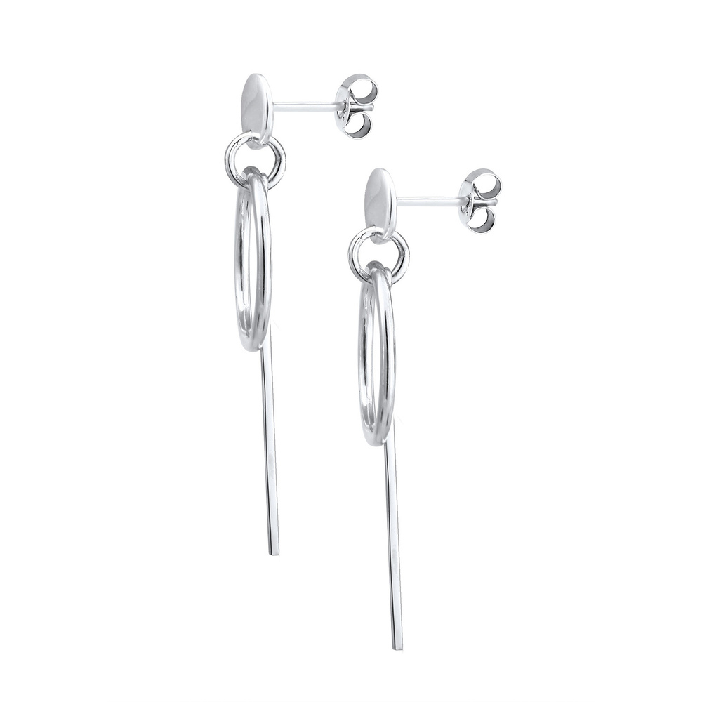 Elli Elli by Julie & Grace Boucles d'Oreilles Cercle Geo Boucles d'Oreilles Femme - (9 Boucles d'oreilles
