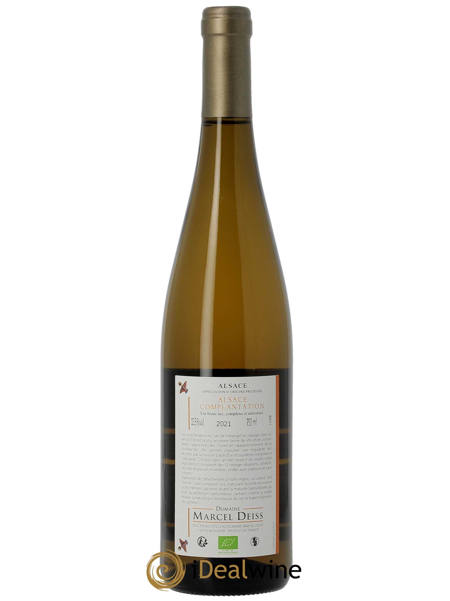Alsace Complantation Marcel Deiss (Domaine)  2021 - Lot de 1 Bouteille