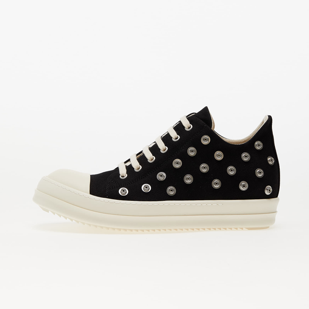 Rick Owens Denim Shoes Low Sneaks Milk DU02C5802 DOES2 911 / schwarz