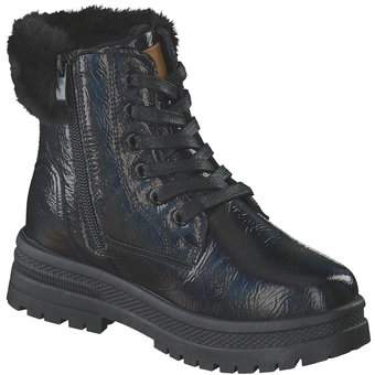Claudia Ghizzani Schnür Boots in schwarz