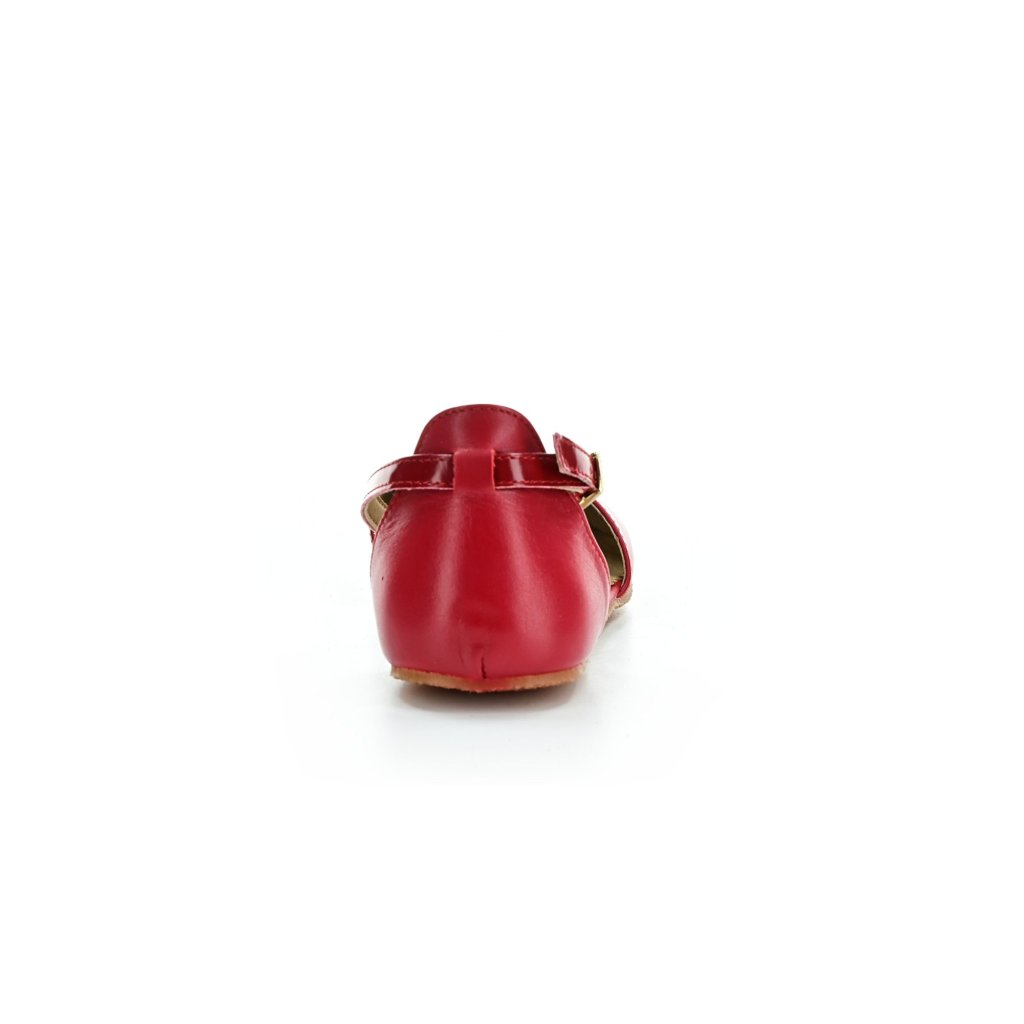 Shapen Poppy Cherry New Barfuß-Ballerinas