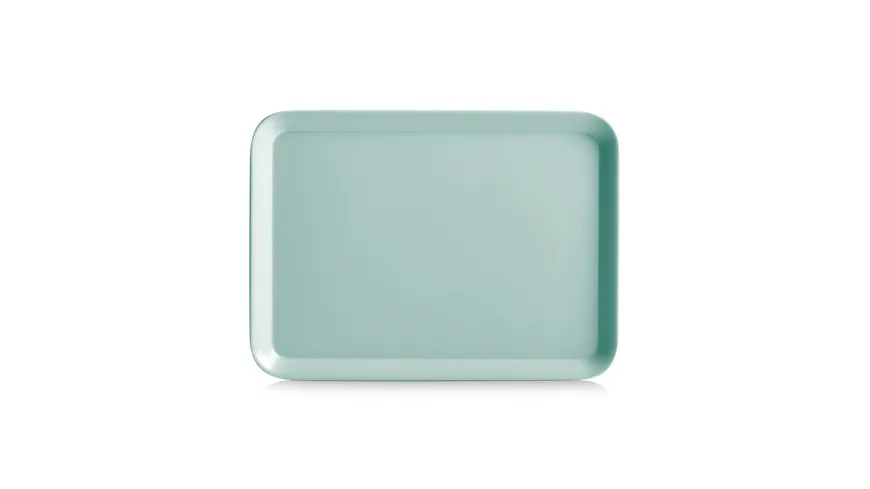 zeller Tablett aus Melamin 24x18 cm aqua
